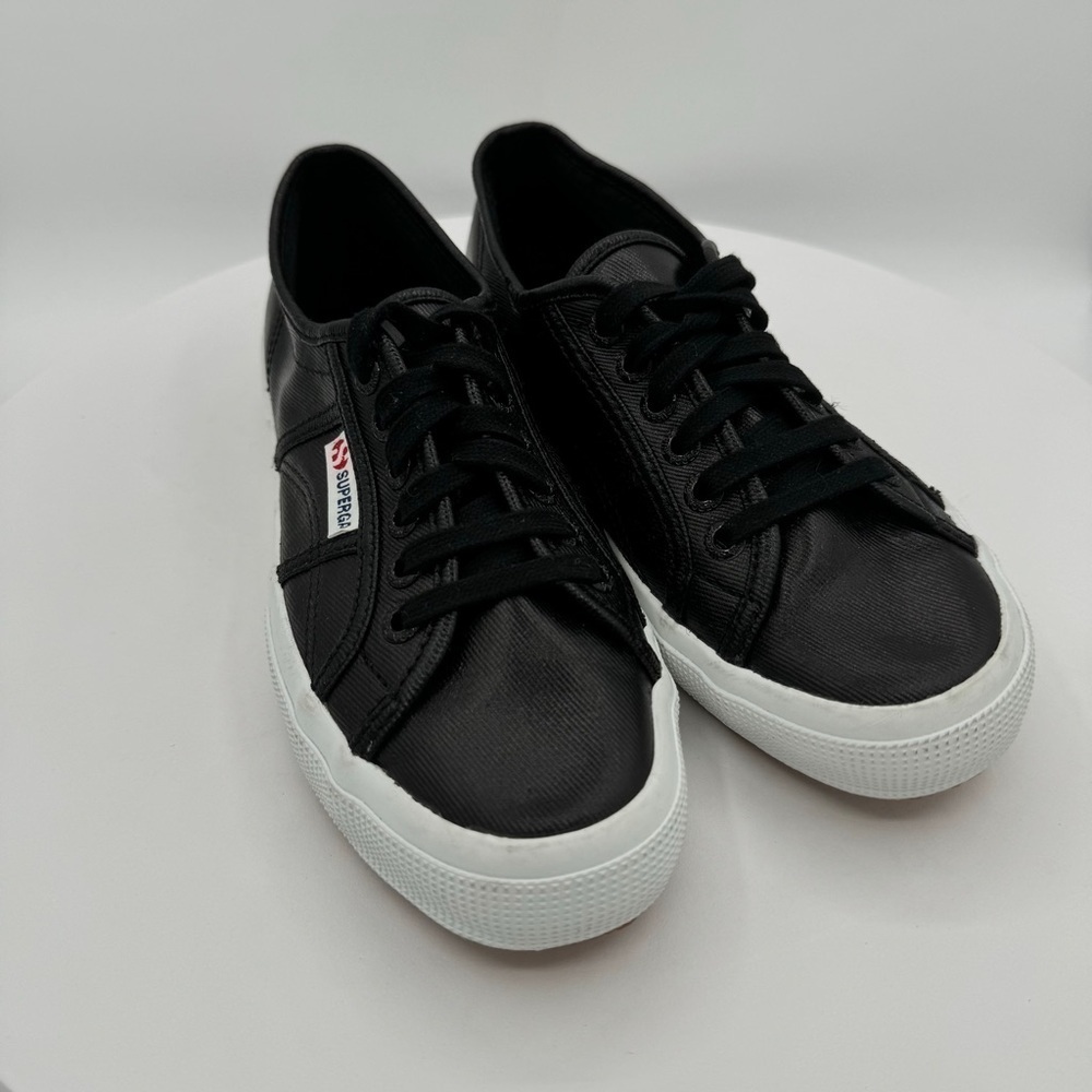 SUPERGA Black‎ Canvas Unisex Sneakers EU 39 New